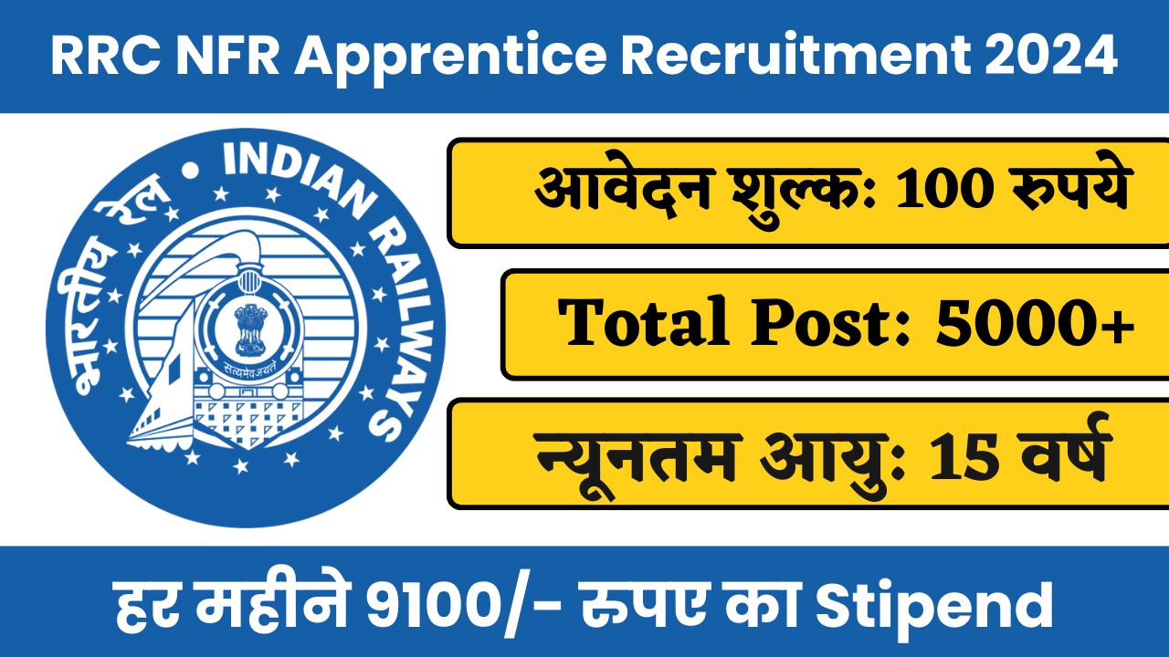 RRC NFR Apprentice Recruitment 2024